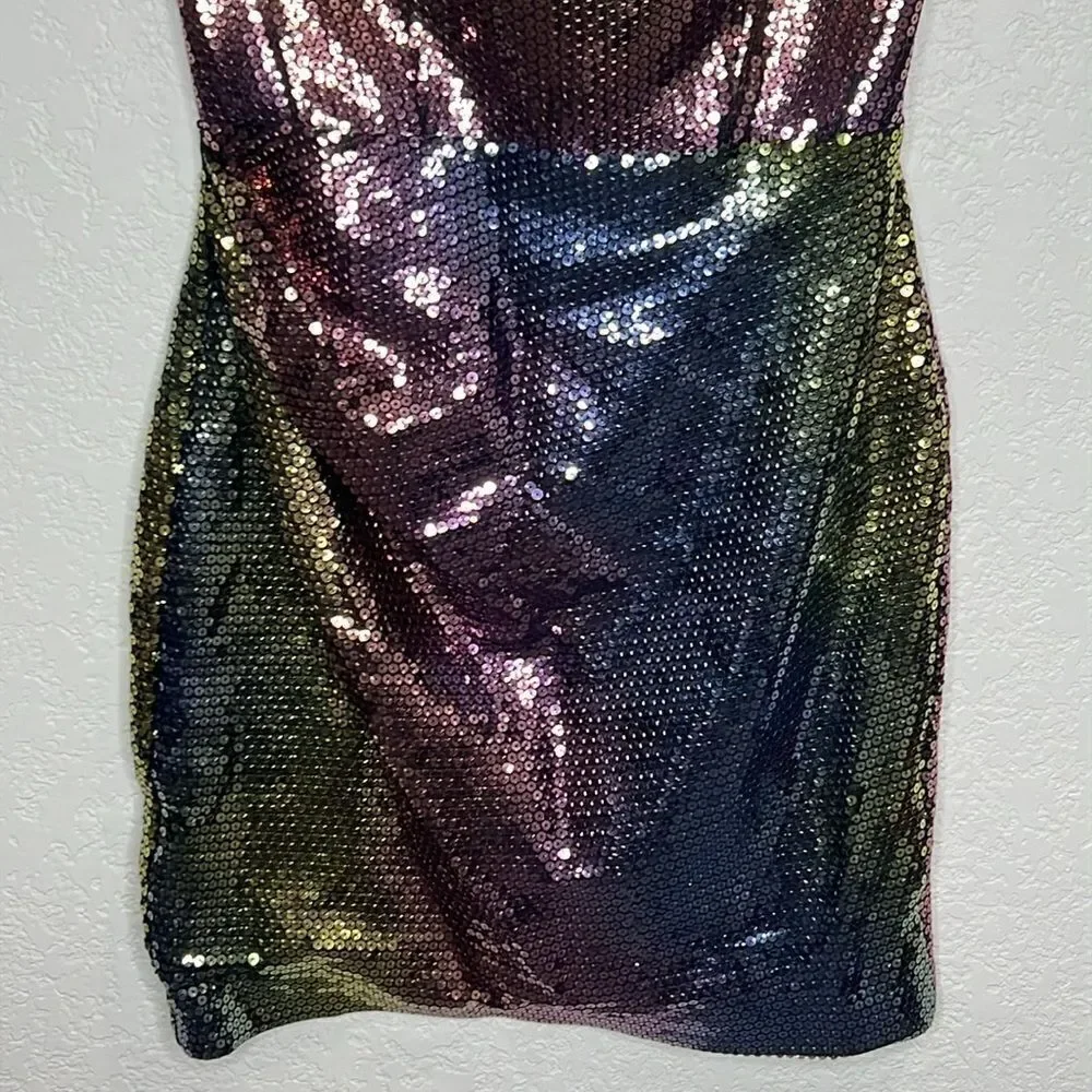NWT The New Arrivals by ILKYAZ OZEL Isla Blue Jade Bustier Dress EU 38/Medium - Picture 5 of 16